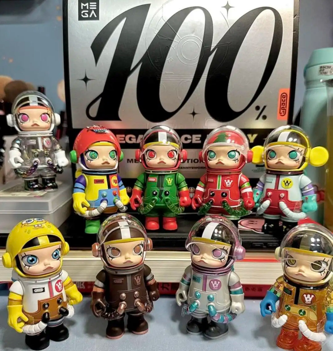 MEGA SPACE MOLLY 100% Series 1 is a classic trendy toy series from