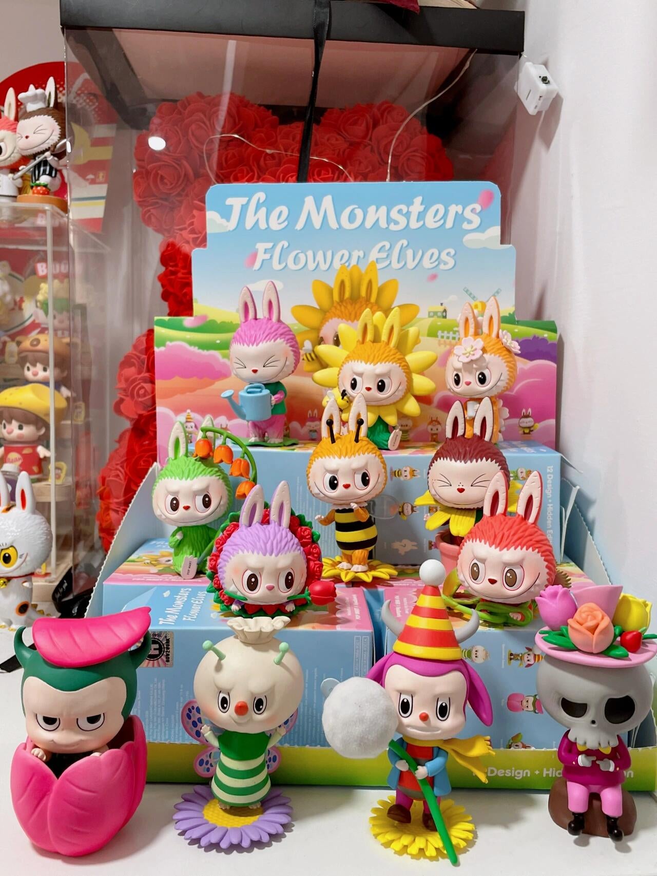 The Monsters Flower Elves Labubu Mini Series Blind Box by