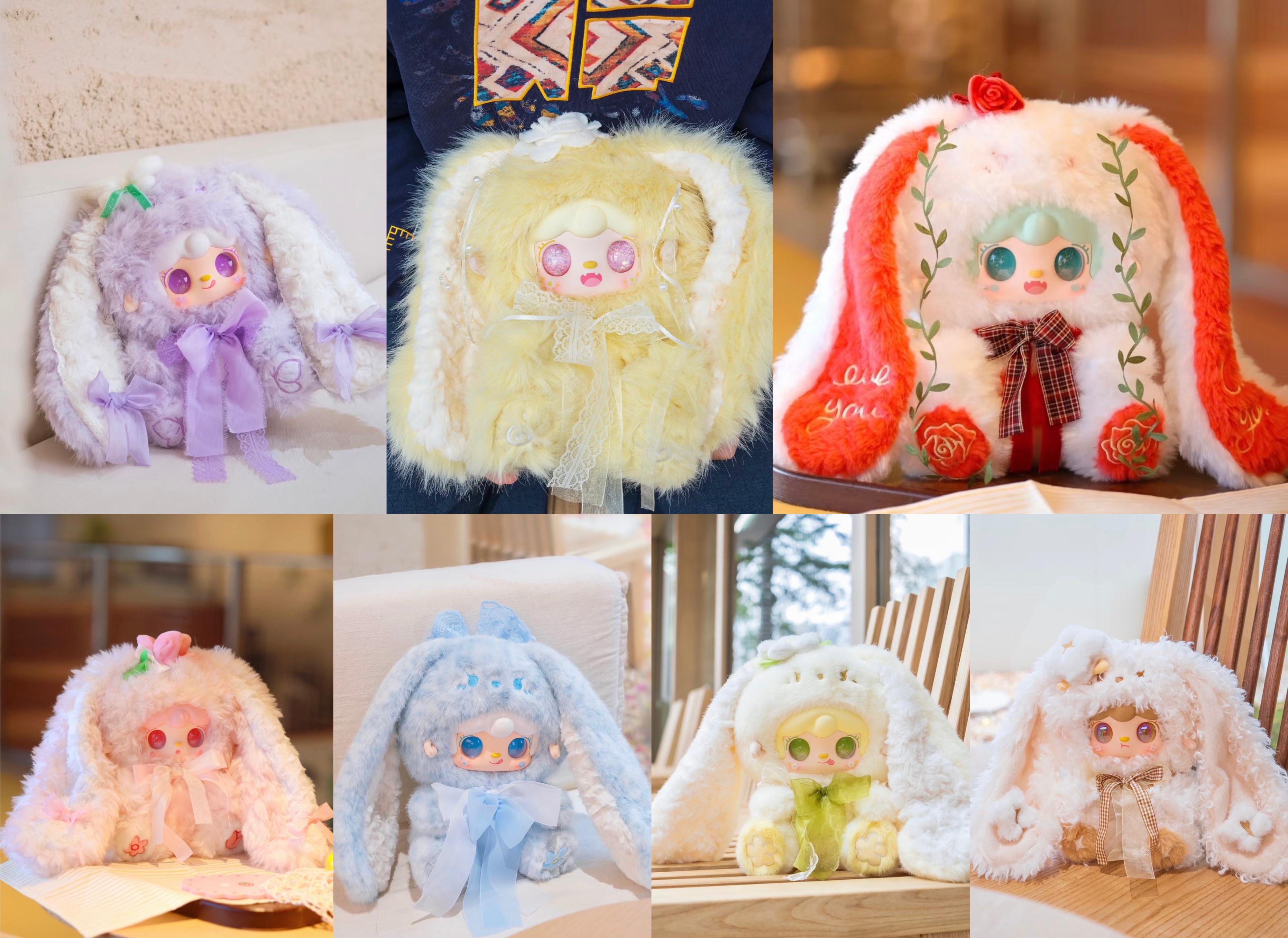 Yooki Bunny’s Floral Fragments 400% シクレ Yooki Bunny's Floral Fragments 400% Plush Series – TOYSEZ