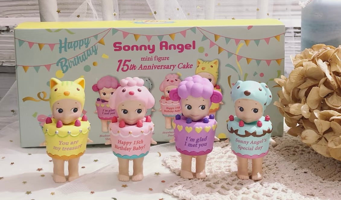 Sonny Angel 15th Anniversary Cake Series – TOYSEZ