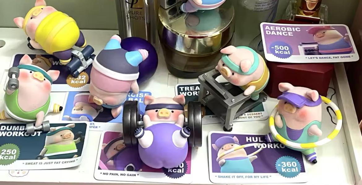 Lulu - The Fitness Club コレクションフィギュア新品未開封 LuLu the Piggy The Fitness Club Series – TOYSEZ