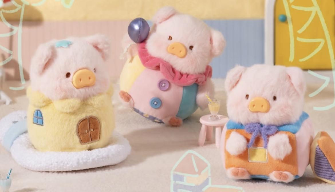 LuLu the Piggy Come & Play Plush Keychain Series – TOYSEZ