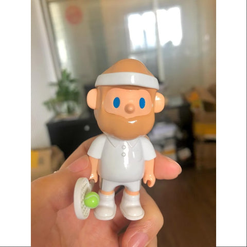 FARMER BOB Color Series White-Tennis Player FARMER BOB Color Series White-Tennis Player