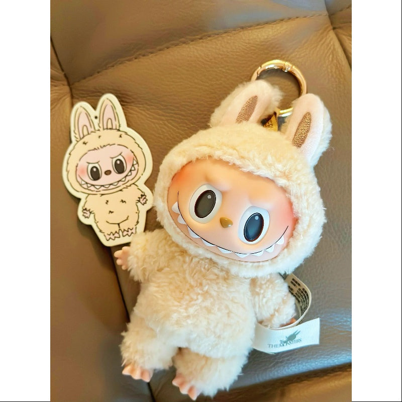 Labubu The Monsters Etciting Macaron Plush Series Soy Milk