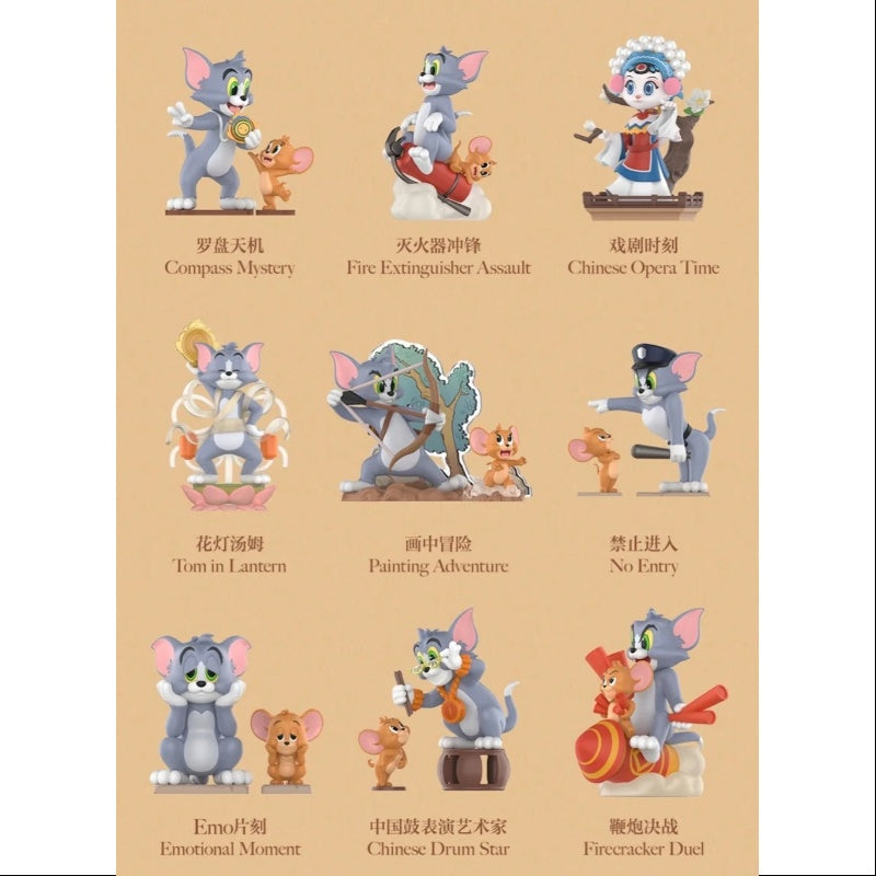 Pop Mart Tom and Jerry Forbidden Compass Series Whole Set