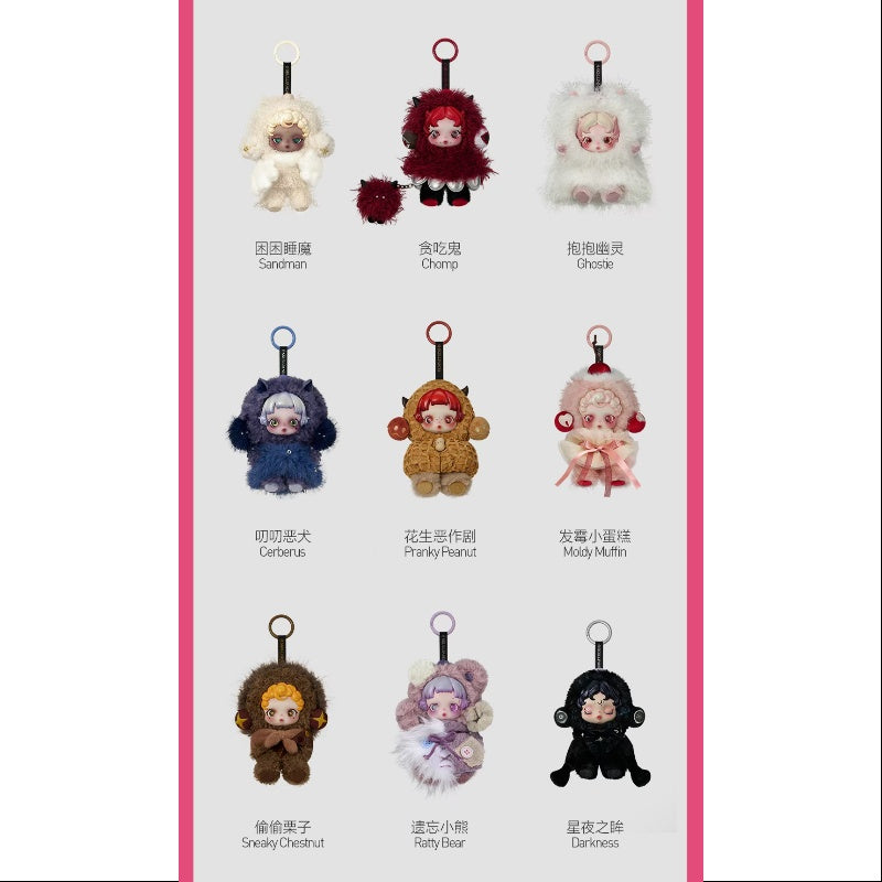 POP MART SKULLPANDA You Found Me ! Pendentif poupée en peluche série POP MART SKULLPANDA You Found Me ! Pendentif poupée en peluche série