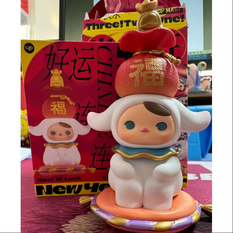 PUCKY Pop Mart Three! Two! One! Chinese New Year Series Best of Luck –  TOYSEZ