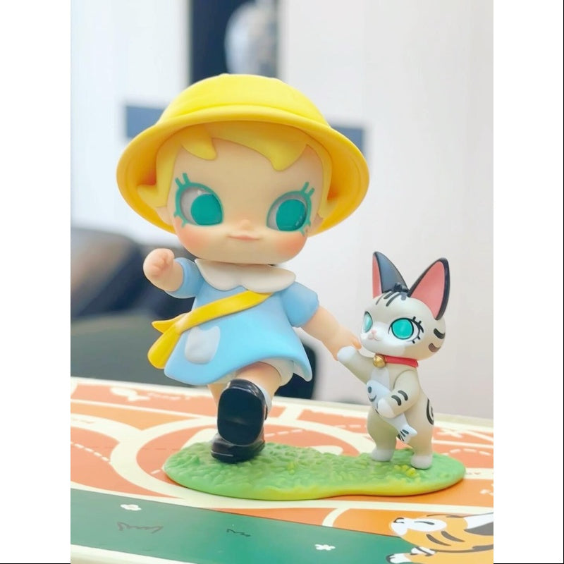 POPMART Baby Molly & Baby Tabby Series Figures-Together to