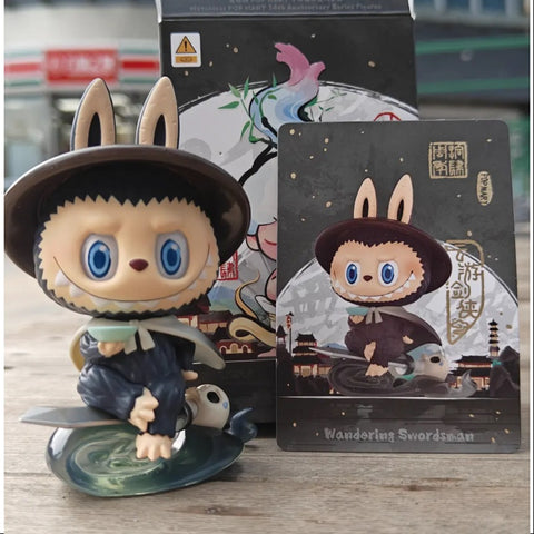 Labubu Matchless Pop Mart 14th Anniversary Series Wandering Swordsman Labubu Matchless Pop Mart 14th Anniversary Series Wandering Swordsman
