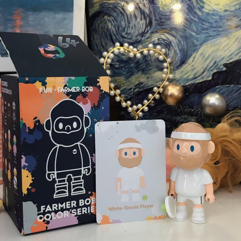 FARMER BOB Color Series White-Tennis Player FARMER BOB Color Series White-Tennis Player