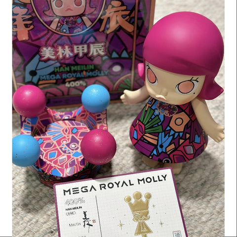 MEGA ROYAL MOLLY 400% Han Meilin 2024 LIMITED MEGA ROYAL MOLLY 400% Han Meilin 2024 LIMITED
