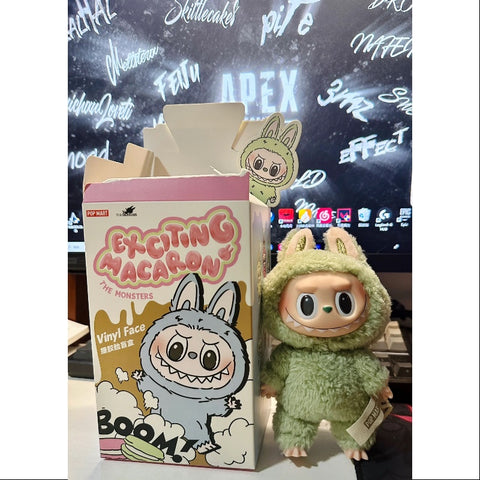 Labubu The Monsters Exciting Macaron Vinyl Face Series Green Grape Labubu The Monsters Exciting Macaron Vinyl Face Series Green Grape