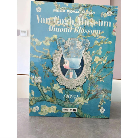 MEGA ROYAL MOLLY 400% Van Gogh Museum Almond Blossom 2024 LIMITED MEGA ROYAL MOLLY 400% Van Gogh Museum Almond Blossom 2024 LIMITED