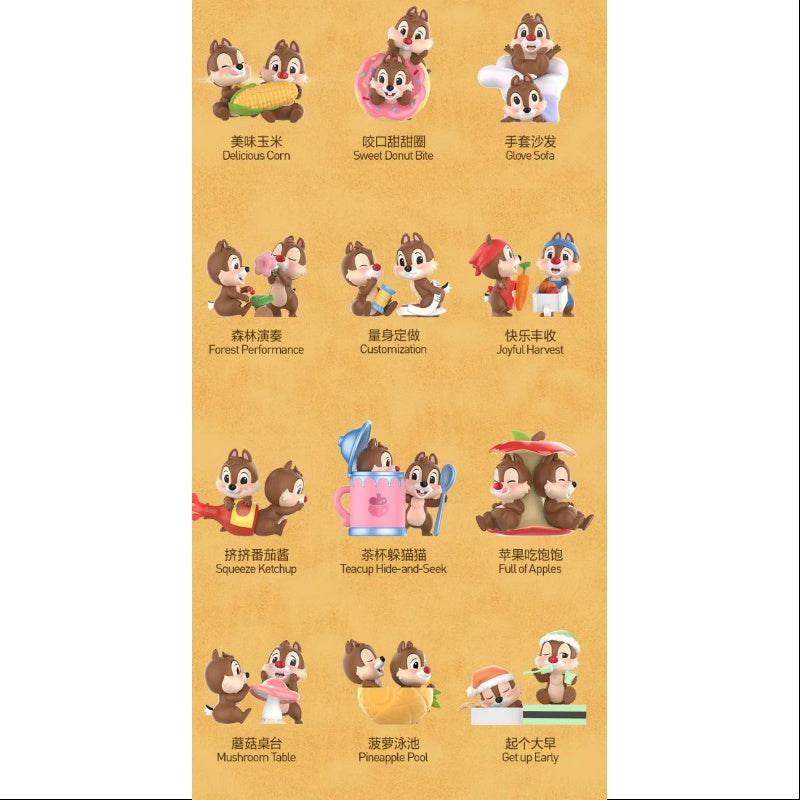 Disney Chip 'N' Dale Fun-loving Brothers Series Whole Set Opened