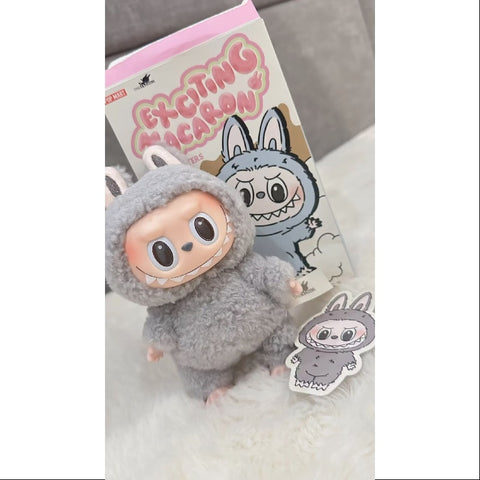 Labubu The Monsters Exciting Macaron Vinyl Face Series Sesame Bean Labubu The Monsters Exciting Macaron Vinyl Face Series Sesame Bean