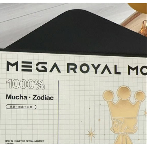 MEGA ROYAL MOLLY 1000% Mucha Zodiac 2023 LIMITED MEGA ROYAL MOLLY 1000% Mucha Zodiac 2023 LIMITED