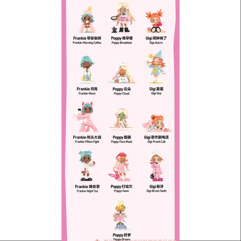 Peach Riot Lil Peach Riot Sleepover Series Whole Set Brand New With Plastic Peach Riot Lil Peach Riot Sleepover Series Whole Set Brand New With Plastic