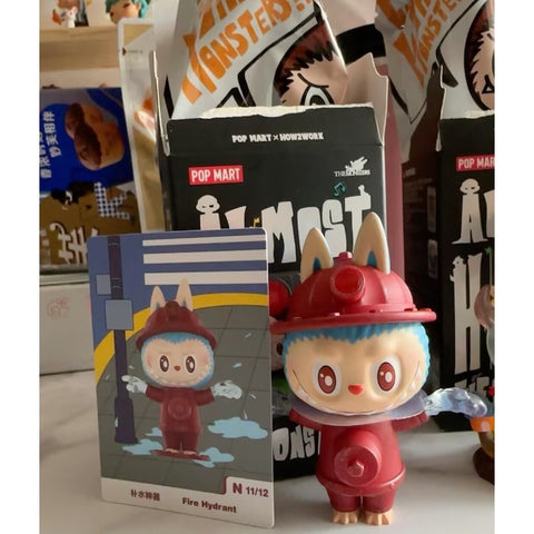 Labubu The Monsters Almost Hidden Series Fire Hydrant Labubu The Monsters Almost Hidden Series Fire Hydrant