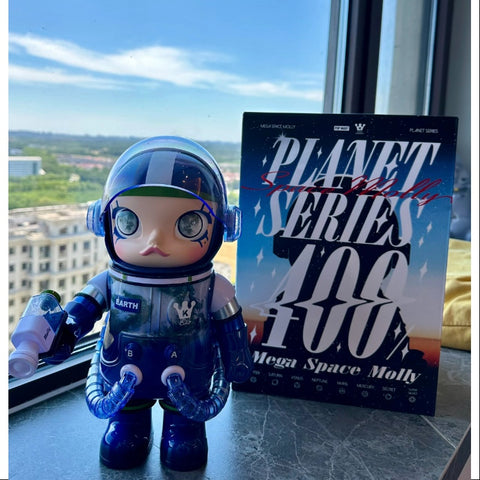MEGA SPACE MOLLY 400% Planet Series Super Secret Earth 2023 LIMITED MEGA SPACE MOLLY 400% Planet Series Super Secret Earth 2023 LIMITED