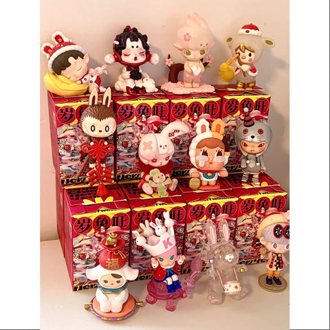 Pop Mart Three! Two! One! Chinese New Year Series Whole Set Opened Pop Mart Three! Two! One! Chinese New Year Series Whole Set Opened