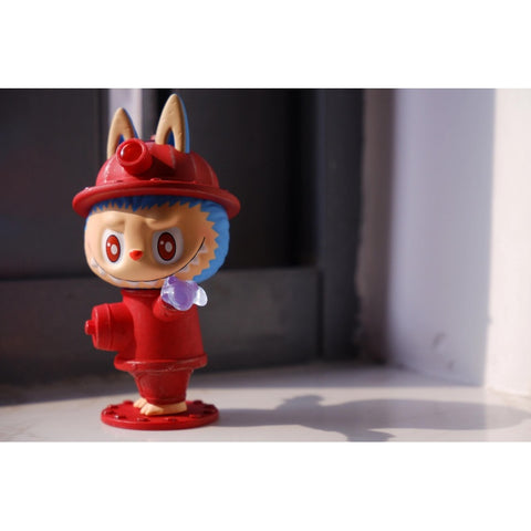 Labubu The Monsters Almost Hidden Series Fire Hydrant Labubu The Monsters Almost Hidden Series Fire Hydrant
