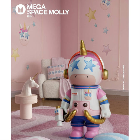 MEGA SPACE MOLLY 100% X emoji Series Secret UNICORN(1/108) MEGA SPACE MOLLY 100% X emoji Series Secret UNICORN(1/108)