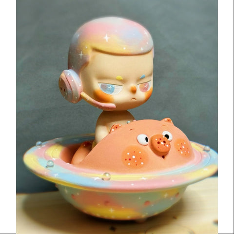 KUBO Happy Planet Art Toy Ceramic Figure 2023 Limited KUBO Happy Planet Art Toy Ceramic Figure 2023 Limited