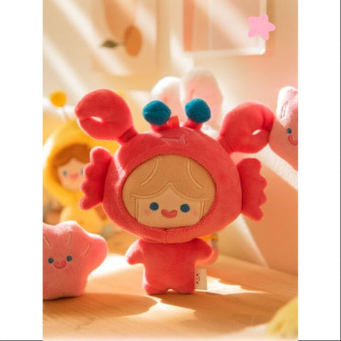 RiCO Happy Fluffy Series Plush Doll Crab Crab Cell RiCO RiCO Happy Fluffy Series Plush Doll Crab Crab Cell RiCO