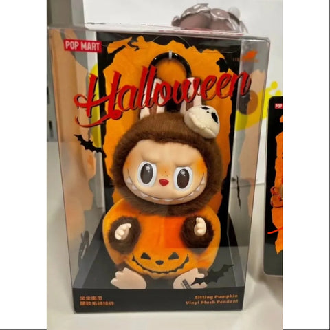 Labubu The Monsters Happy Halloween Party Series Sitting Pumpkin Vinyl Plush Pendant Limited Edition Labubu The Monsters Happy Halloween Party Series Sitting Pumpkin Vinyl Plush Pendant Limited Edition