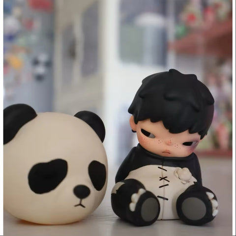 Hirono Doll Panda Art Toy Figure 2024 Limited Hirono Doll Panda Art Toy Figure 2024 Limited