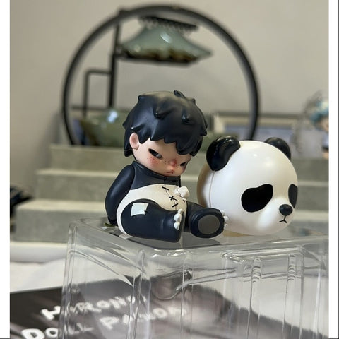 Hirono Doll Panda Art Toy Figure 2024 Limited Hirono Doll Panda Art Toy Figure 2024 Limited