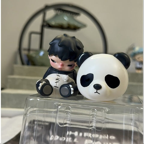 Hirono Doll Panda Art Toy Figure 2024 Limited Hirono Doll Panda Art Toy Figure 2024 Limited