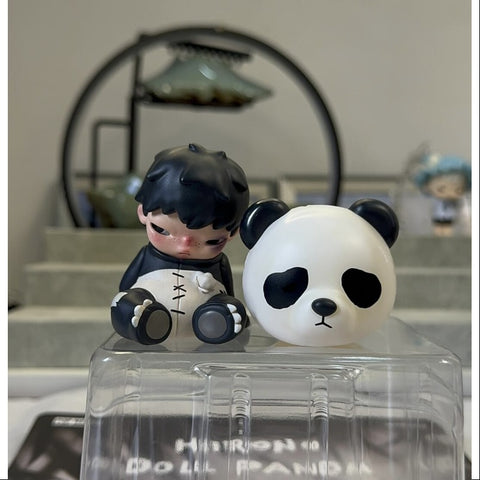 Hirono Doll Panda Art Toy Figure 2024 Limited Hirono Doll Panda Art Toy Figure 2024 Limited