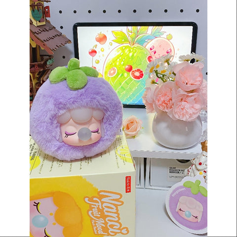 Nanci Fruit Mood Plush Pendant Series Mangosteen Nanci Fruit Mood Plush Pendant Series Mangosteen
