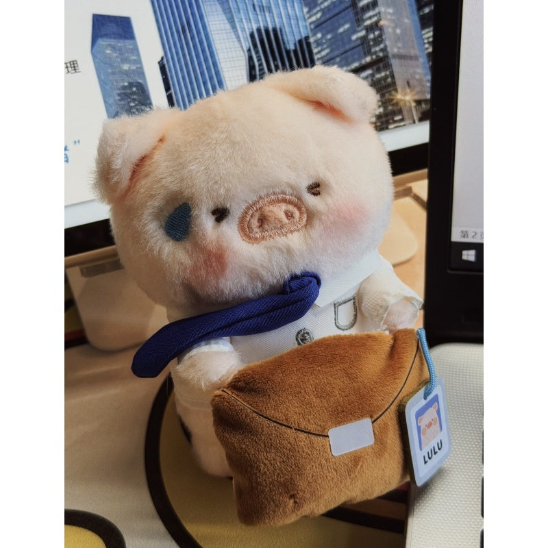 LuLu the Piggy My Workplace Partners Plush Keychain Blind Box