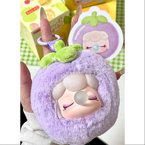 Nanci Fruit Mood Plush Pendant Series Mangosteen Nanci Fruit Mood Plush Pendant Series Mangosteen