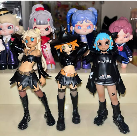 Peach Riot Witchy Punk Figures 2024 Limited Edition Peach Riot Witchy Punk Figures 2024 Limited Edition