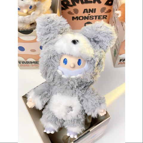 FARMER BOB Ani-Monster Series Vinyl Plush Pendant SCHNAUZER-MONSTER BOB FARMER BOB Ani-Monster Series Vinyl Plush Pendant SCHNAUZER-MONSTER BOB