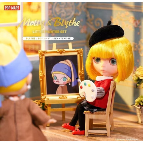 Molly x Blythe Little Painter Action Figure Set Molly x Blythe Little Painter Action Figure Set