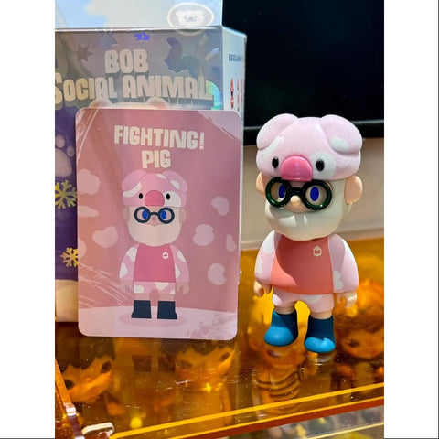 FARMER BOB Social Animal Series Fighting!Pig FARMER BOB Social Animal Series Fighting!Pig