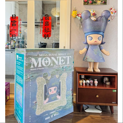 MEGA ROYAL MOLLY 1000% Monet Les Nymphéas 2025 Limited Edition MEGA ROYAL MOLLY 1000% Monet Les Nymphéas 2025 Limited Edition