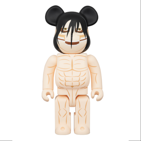 Bearbrick Attack on Titan Eren Titan 400% Be@rbrick 2024 Limited Bearbrick Attack on Titan Eren Titan 400% Be@rbrick 2024 Limited