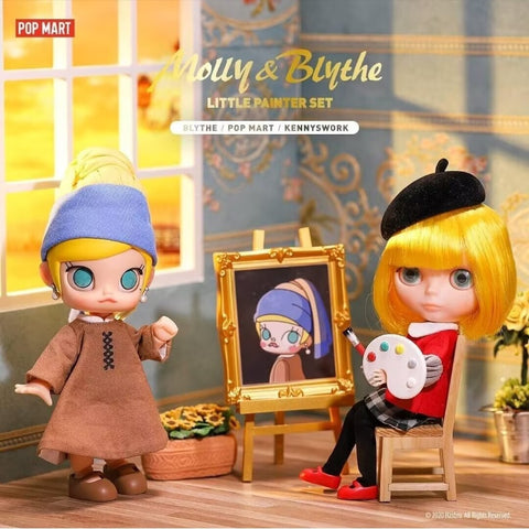 Molly x Blythe Little Painter Action Figure Set Molly x Blythe Little Painter Action Figure Set