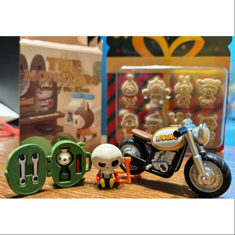 Labubu The Monsters Home of the Elves Series Car Mechanic Labubu The Monsters Home of the Elves Series Car Mechanic