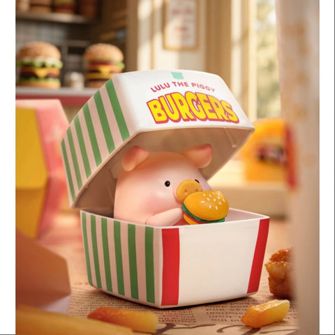 LuLu the Piggy Burgers Series Stealing a hamburger LuLu the Piggy Burgers Series Stealing a hamburger