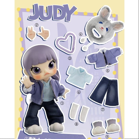 MOLLY Zootopia 2 BJD 1/12 Action Figure Series Judy MOLLY Zootopia 2 BJD 1/12 Action Figure Series Judy