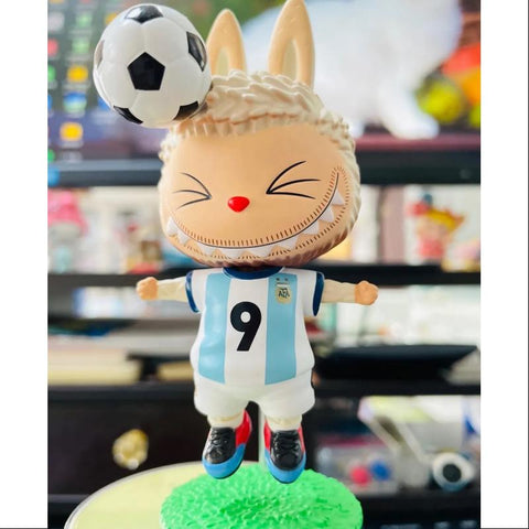 Labubu The Monsters Argentina Soccer Football Team Series Sergio Agüero Headed Goals Labubu The Monsters Argentina Soccer Football Team Series Sergio Agüero Headed Goals