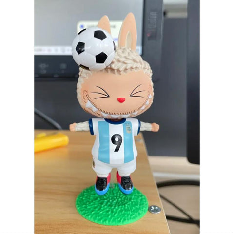 Labubu The Monsters Argentina Soccer Football Team Series Sergio Agüero Headed Goals Labubu The Monsters Argentina Soccer Football Team Series Sergio Agüero Headed Goals
