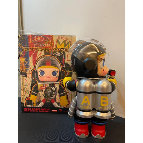 MEGA SPACE MOLLY 400% Jean Michel Basquiat 2023 LIMITED MEGA SPACE MOLLY 400% Jean Michel Basquiat 2023 LIMITED