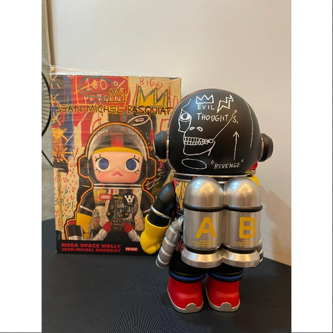 MEGA SPACE MOLLY 400% Jean Michel Basquiat 2023 LIMITED MEGA SPACE MOLLY 400% Jean Michel Basquiat 2023 LIMITED